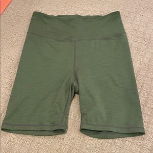 Marine Layer Olive Bike Shorts